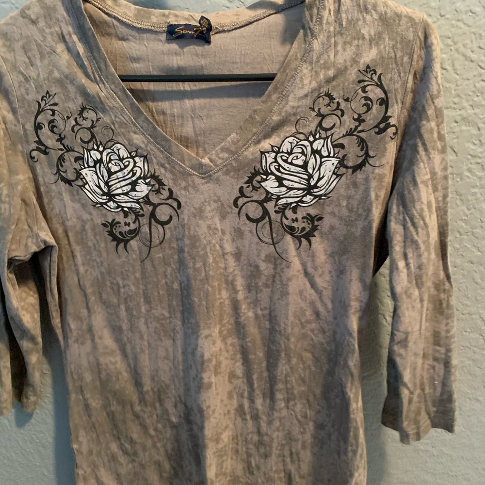 Seven brand 3/4 sleeve shirt